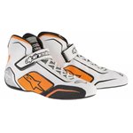 Alpinestars Tech 1-T Shoes White Orange Fluo 39